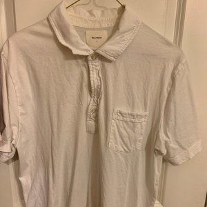 Billy Reid White Polo